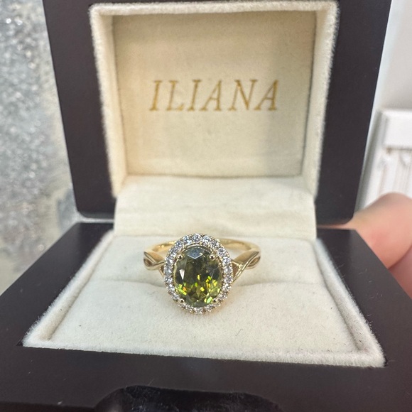 NWT Iliana 18k Sphene and Diamond Ring - Picture 5 of 5
